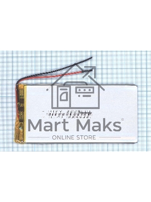 Аккумулятор Li-Pol (батарея) 3.5*55*110мм 2pin 3.7V/3000mAh