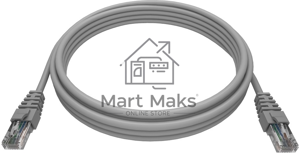 Патч-корд NTSS NTSS-PC-UTP-RJ45-5e-0.5-LSZH-GY NTSS-PC-UTP-RJ45-5E-0.5-LSZH UTP RJ-45 вил.-вилка RJ-45 кат.5E 0.5м серый LSZH (уп.:1шт) 26AWG