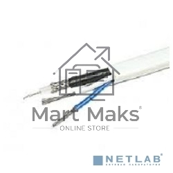 Кабель КВК-В-2+2x0,75 мм² (Cu/CCA) (96) белый (бухта 200 м) PROconnect