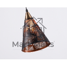 Светильник Ambrella light TR8431 BK/FGD черный/золото E27 max 40W D180*800