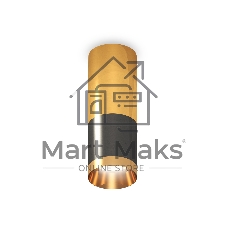 Светильник Ambrella Light XS6303050 DCH/PYG черный хром/золото желтое полированное MR16 GU5.3 (C6303, C6327, A2010, N6134)