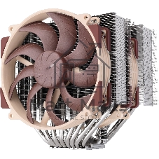 Кулер для процессора/ CPU Cooler Noctua NH-D15 G2 (228W, 4-pin PWM, 168mm, Al/Cu, 8x6mm, 2x140mm, 91.5CFM, 24.8dBA, 1500RPM, S: 1851/1700/1200/115X, AM5/AM4, Beige/Brown)