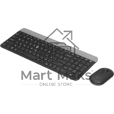 Комплект клавиатура+мышь Logitech MK470 беспроводной, USB, 1000 DPI, чёрный