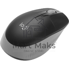 Мышь беспроводная Logitech M190 черный/серый, 1000 dpi, радиоканал, USB, кнопки - 3