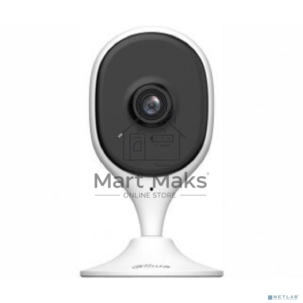 Компактная IP-видеокамера DAHUA DH-IPC-C5AP-0280B с Wi-Fi 2.4ГГц 5Мп, 1/3.2” CMOS, объектив 2.8мм, обнаружение людей, ИК 10м, микрофон, динамик