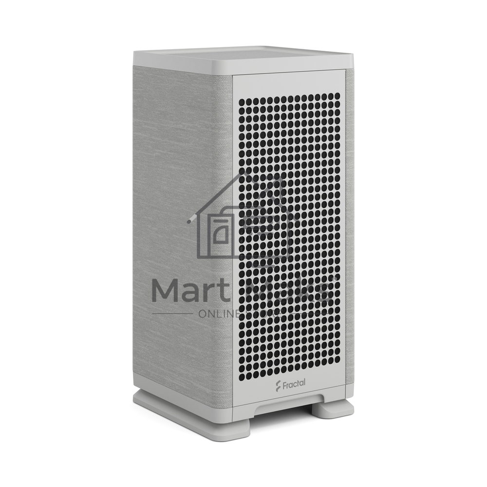 Корпус без блока питания Fractal Design Mood, Mini-Tower, 1x180mm, 2xUSB-A 3.0 + 1xUSB 3.2 Type-C, SFX PSU Support, mITX Light Gray