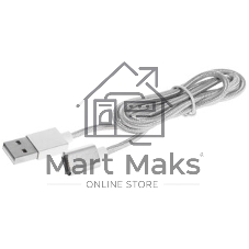 Кабель USB2.0 Cablexpert CC-USB2S-AMCM-1M-BK AM/Type-C, 3А, 18Вт, QC3.0, силиконовый, медь, 1м, черный, пакет
