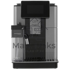 Кофемашина DeLonghi ECAM 610.75.MB металлик/черный, исп. кофе - зерновой/молотый, 2.2 л, 1450 Вт, 19 Бар