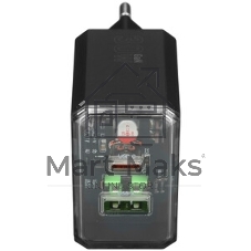 Сетевое зарядное устройство BOROFONE (6941991110641) 1USB+1Type-C 3.0A QC3.0 PD 30W, черный