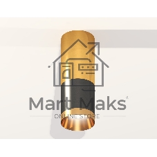Светильник Ambrella Light XS6303050 DCH/PYG черный хром/золото желтое полированное MR16 GU5.3 (C6303, C6327, A2010, N6134)