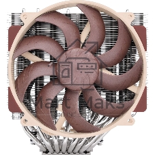 Кулер для процессора/ CPU Cooler Noctua NH-D15 G2 (228W, 4-pin PWM, 168mm, Al/Cu, 8x6mm, 2x140mm, 91.5CFM, 24.8dBA, 1500RPM, S: 1851/1700/1200/115X, AM5/AM4, Beige/Brown)