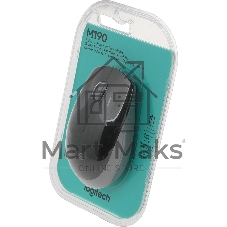 Мышь беспроводная Logitech M190 черный/серый, 1000 dpi, радиоканал, USB, кнопки - 3