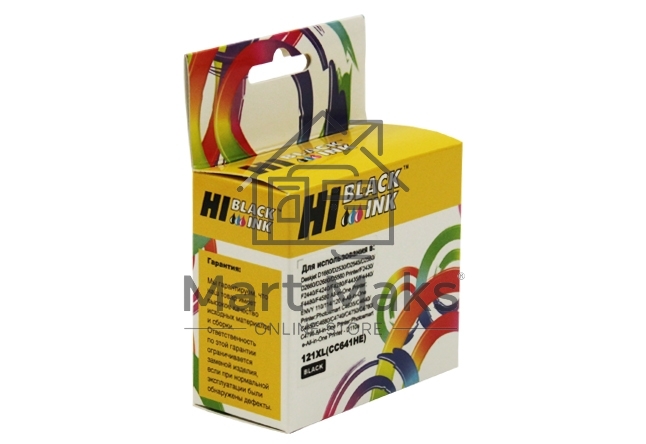 Расходные материалы Hi-Black CC641HE Картридж Hi-Black для HP DJ F4283/D2563, №121XL, BK, 600 стр.