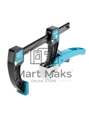 Струбцина реечная быстрозажимная GROSS 20717 4/100мм металлич корпус, рычажный храповый механизм Струбцина реечная быстрозажимная GROSS 20717 4/100мм металлич корпус, рычажный храповый механизм