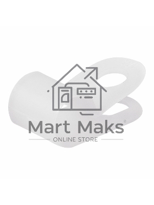 Кабельная скоба под винт Rexant 6 мм, белая, упаковка 50 шт.