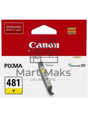 Картридж струйный Canon CLI-481 Y EMB желтый (257 стр.) для Canon TS6140/TS8140/TS9140/TR8540