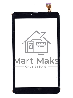 Сенсорное стекло (тачскрин) для Digma Plane 8550S 4G черное