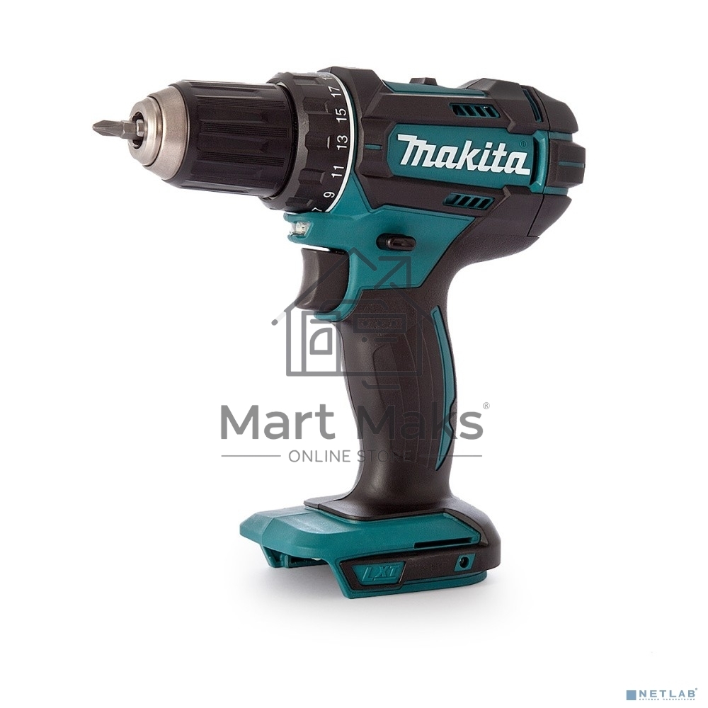 Дрель-шуруповерт Makita DDF482Z ак, 18В,Li-ion,БЗП-13мм,0-600\0-1900об\м,62\36Нм,1.7кг,кор,бок рук,б\акк и з\у