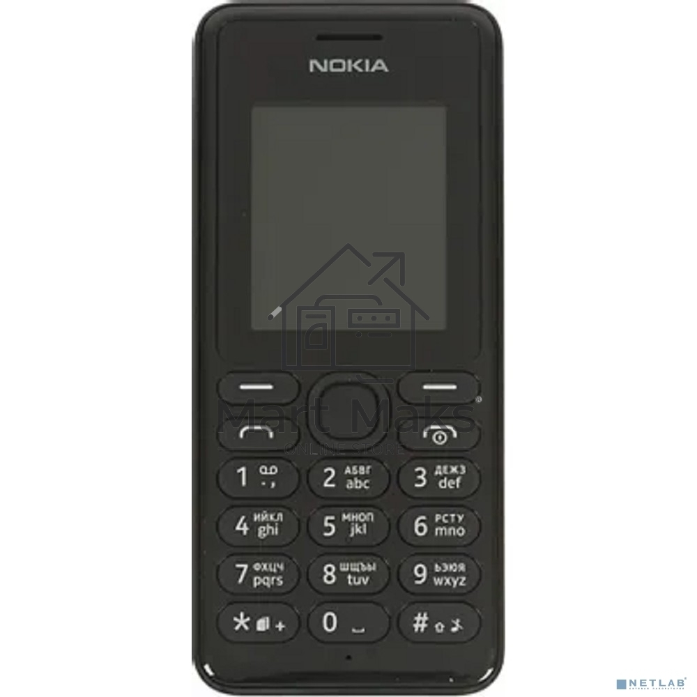 Мобильный телефон NOKIA 108 TA-1627 DS EAC черный