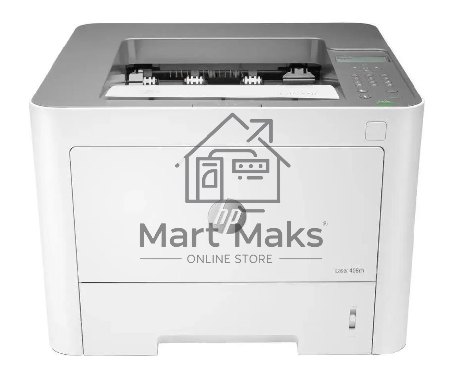Принтер лазерный HP Laser 408dn (7UQ75A), A4, ч/б, печ. до 40 стр/мин., 1200 x 1200 dpi, USB, RJ-45