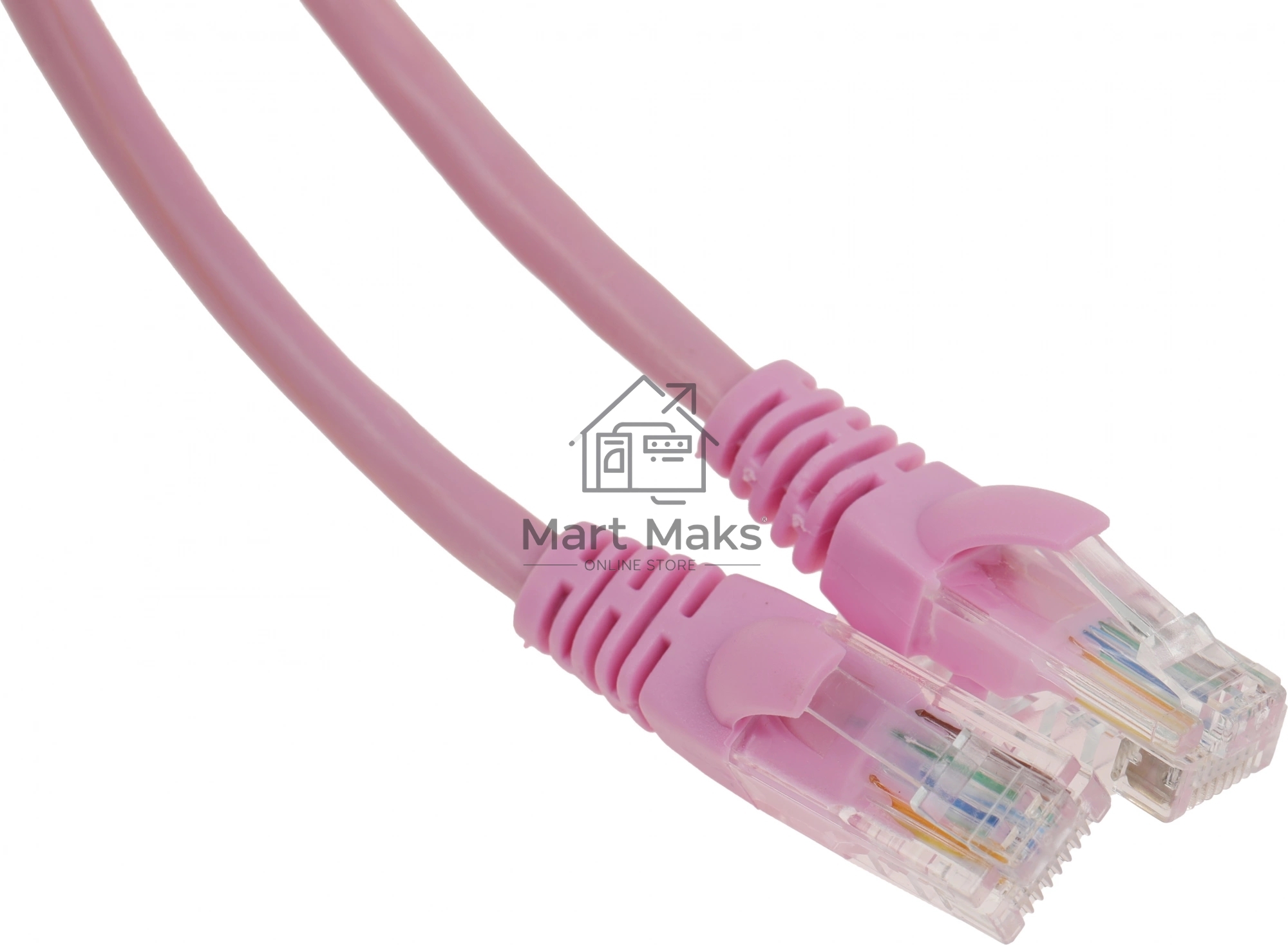 Патч-корд UTP Cablexpert PP12-1m кат.5e, 1м, литой, многожильный (розовый)