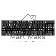 Комплект клавиатура+мышь ExeGate MK210 беспроводной, USB, 1200 DPI, чёрный