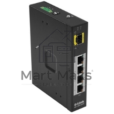 Коммутатор D-Link DIS-100G-5PSW/A1A, 4×1 Гбит/с + 1×1 Гбит/с SFP, неуправляемый