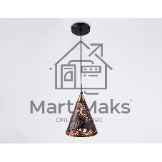 Светильник Ambrella light TR8431 BK/FGD черный/золото E27 max 40W D180*800
