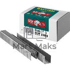 Скобы для степлера KRAFTOOL 13 мм, плоские, тип 53F, 5000 шт