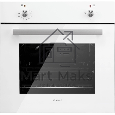 Духовой шкаф электрический Weissgauff EOM 180 W белый, встраиваемый