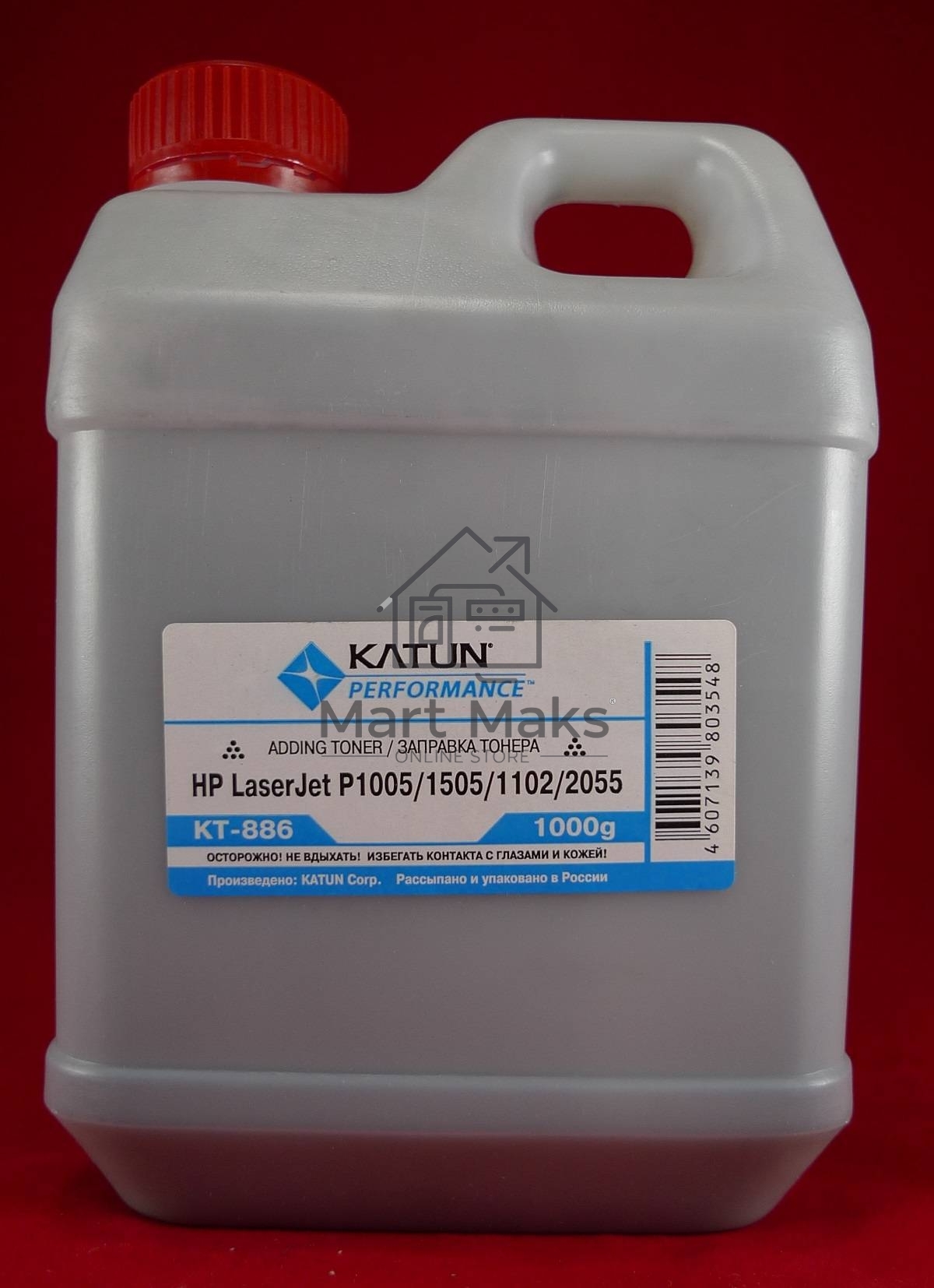 Тонер HP LJ P1005/1505/1566/1606/1102/2035/2055/ Canon LBP-3010/3250 Universal (кан., 1кг.) Katun фас России