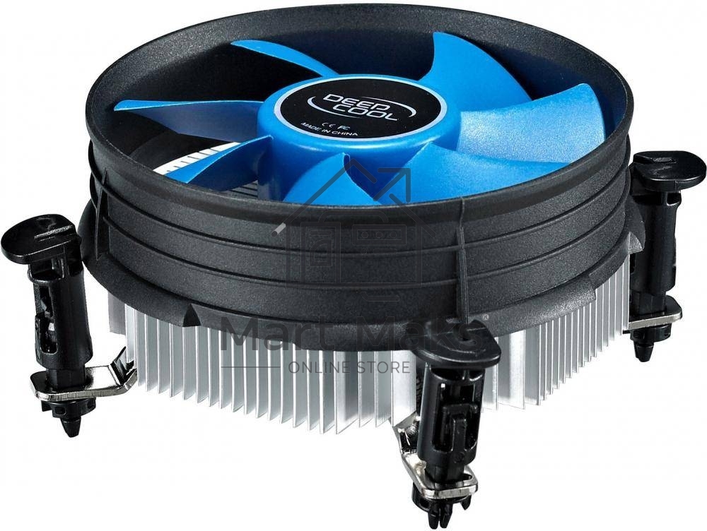 Кулер для процессора DEEPCOOL THETA 9 черный/синий, 92 мм, 2000 об/мин, 27.6 дБ, 3 pin, 65 Вт