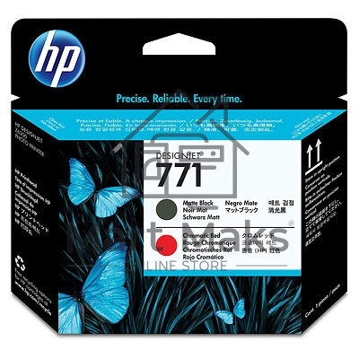 Картридж струйный HP CE017A черный матовый/хроматический красный печатающая головка для HP DJ Z6200