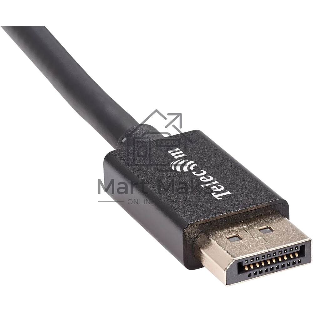 Кабель 1.4V Mini DisplayPort M <--> Display Port M 1,8м 4K@120HZ 8K@60HZ Telecom (TA683M-1.8M)