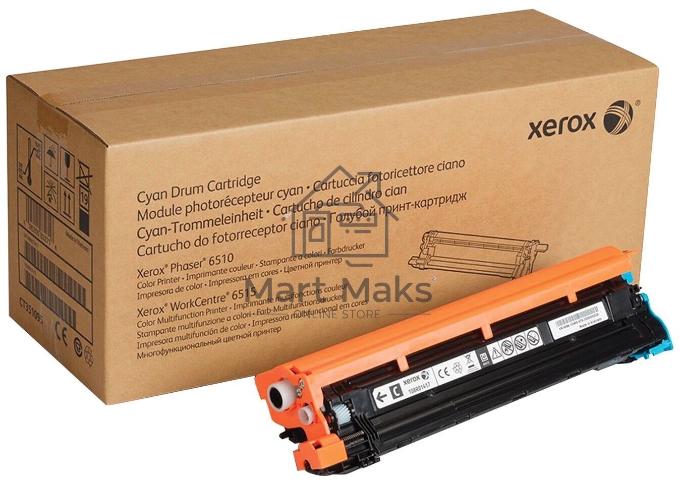Барабан XEROX 108R01417 голубой,cyan (48000 стр)для XEROX Phaser 6510/WC 6515 (Channels)