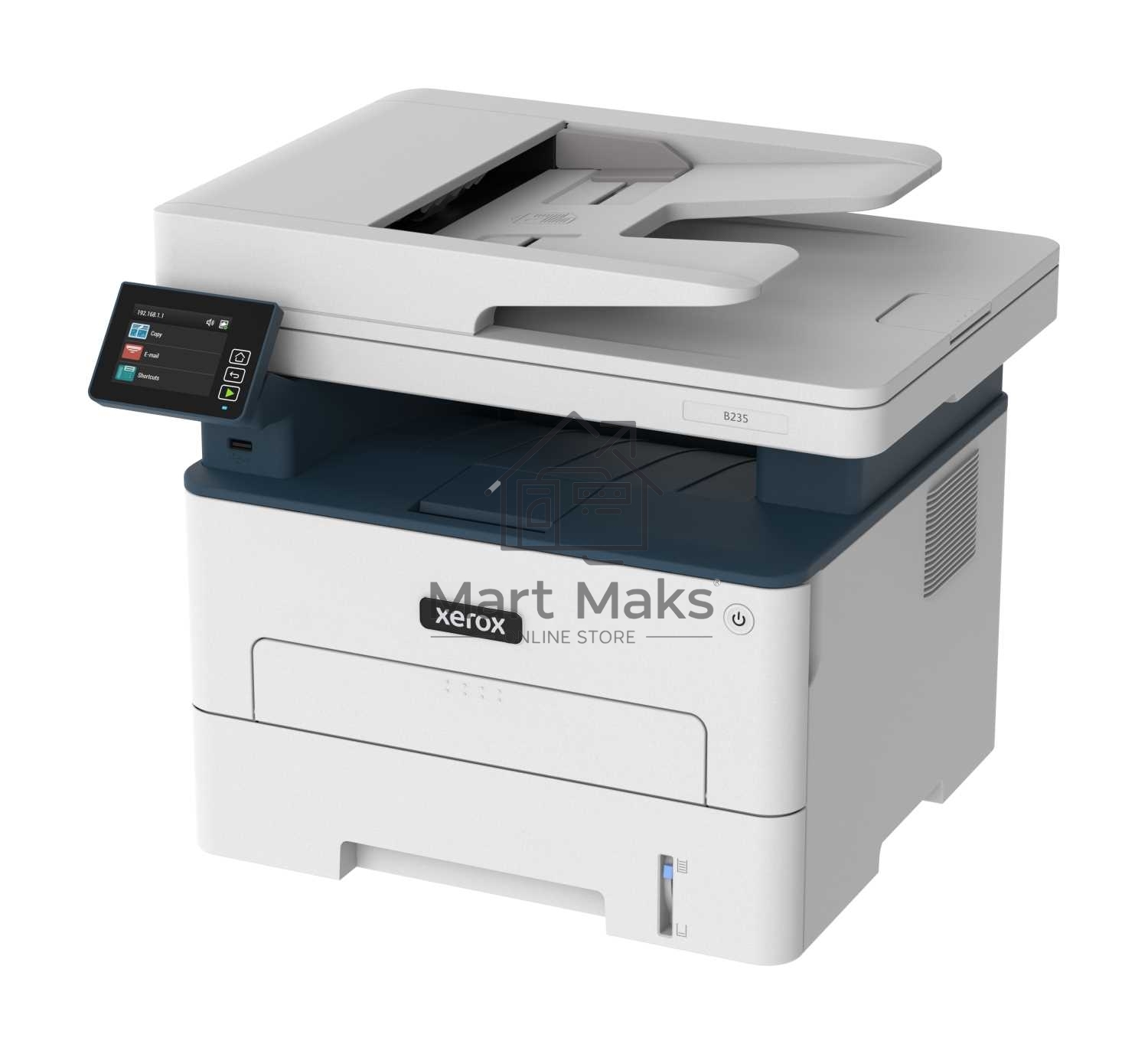 МФУ лазерный Xerox B235 (B235V_DNI), A4, ч/б, печ. до 34 стр/мин., скан. до 23 стр/мин., 600x600dpi, Wi-Fi, USB, Ethernet