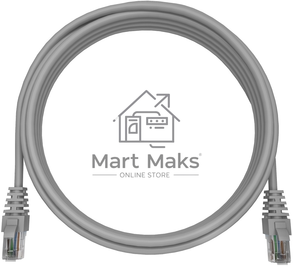 Патч-корд NTSS NTSS-PC-UTP-RJ45-5e-0.5-LSZH-GY NTSS-PC-UTP-RJ45-5E-0.5-LSZH UTP RJ-45 вил.-вилка RJ-45 кат.5E 0.5м серый LSZH (уп.:1шт) 26AWG