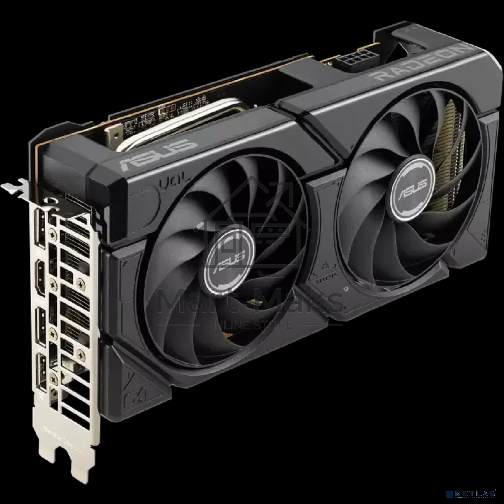 Видеокарта Asus AMD Radeon RX 7600 8Gb PCI-E DUAL-RX7600-O8G-EVO 128bit GDDR6 2280/18000 HDMIx1 DPx3 HDCP Ret