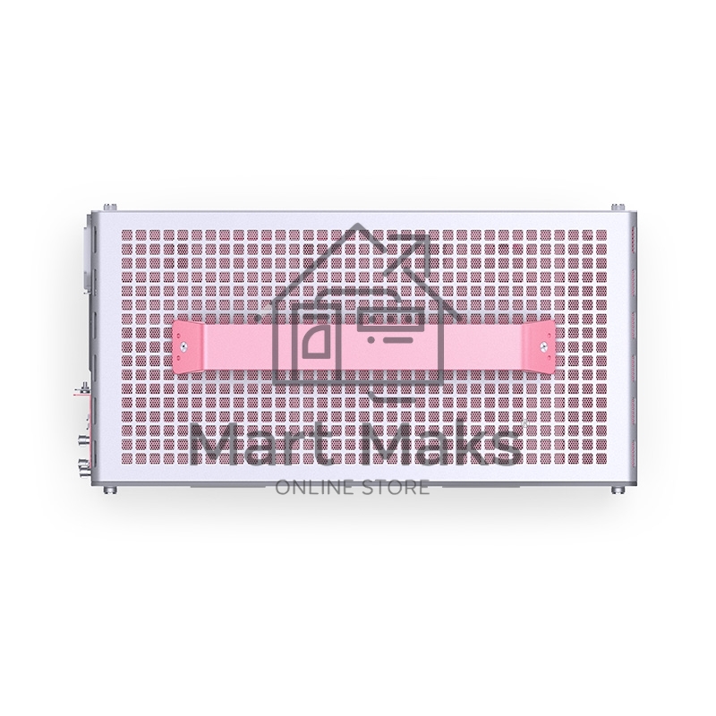 Корпус без блока питания Case JONSBO Z20, Mini-Tower, TG, no fan, 1xUSB-A 3.2 + 1xUSB-C 3.2, mATX, mITX Pink/White