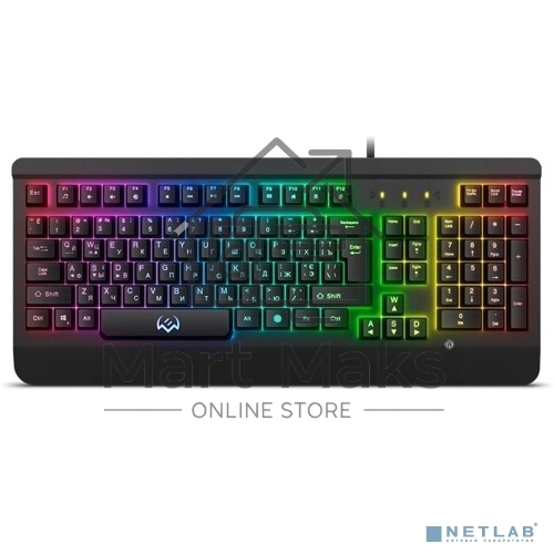 Игровая клавиатура SVEN KB-G9450 (104кл., мет. корпус, 12 Fn функций, подсветка)