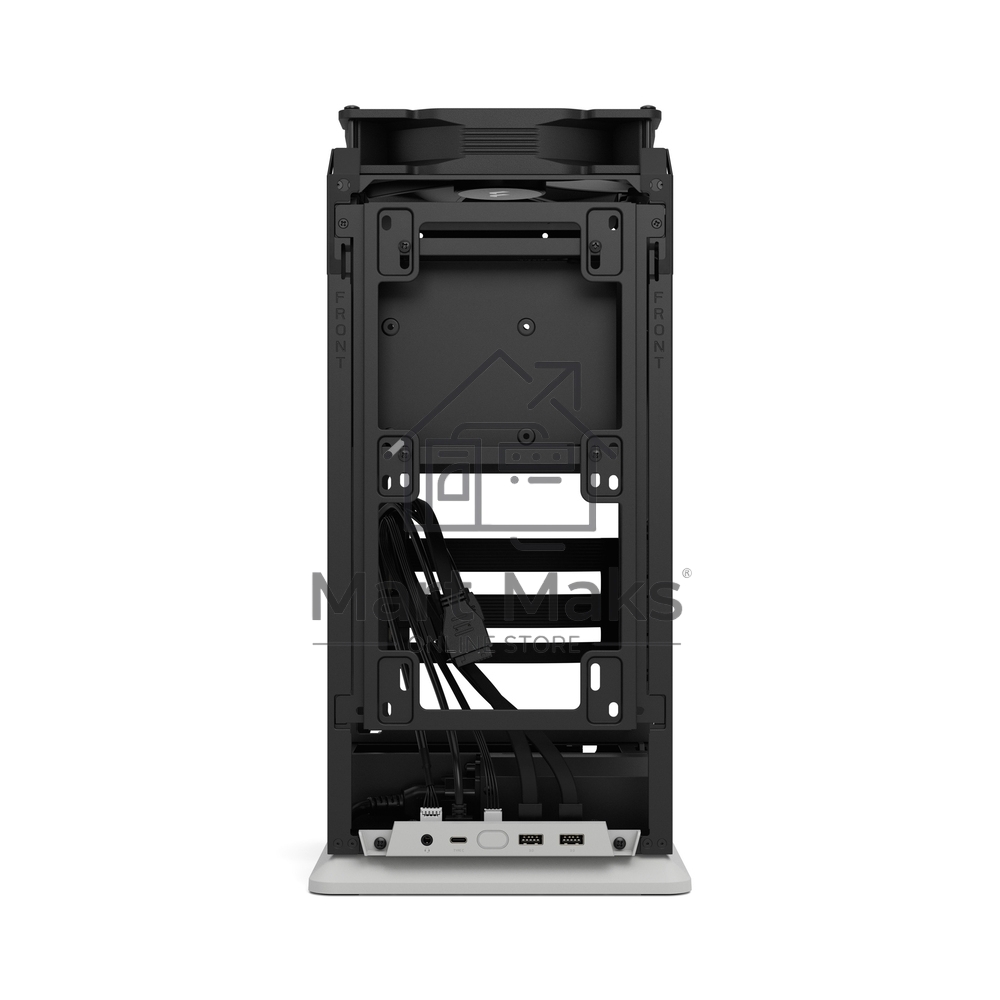 Корпус без блока питания Fractal Design Mood, Mini-Tower, 1x180mm, 2xUSB-A 3.0 + 1xUSB 3.2 Type-C, SFX PSU Support, mITX Light Gray