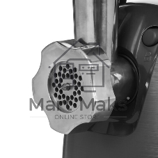 Мясорубка электрическая Moulinex ME682832 черный, 2000 Вт, 2.6 кг/мин, реверс, защита от перегрузки, насадки - 4