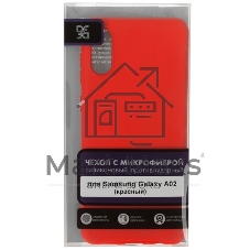 Чехол (клип-кейс) DF sOriginal-27, для Samsung Galaxy A02, красный df soriginal-27 (red)