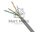 Кабель информационный Lanmaster TWT-5EFTP кат.5е SF/UTP общий экран в оплётке 4X2X24AWG PVC внутренний 305м серый
