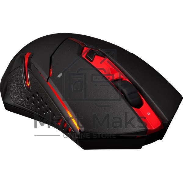 Мышь беспроводная + коврик Defender Redragon M601WL-BA черный, 2400 dpi, радиоканал, USB, кнопки - 6