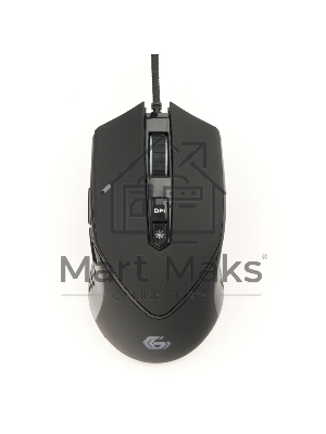 Мышь проводная Gembird MG-770 черный, 3200 dpi, USB, кнопки - 7