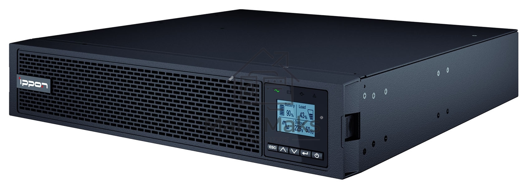 Источник бесперебойного питания Ippon Innova RT II 1000 900Вт 1000ВА черный