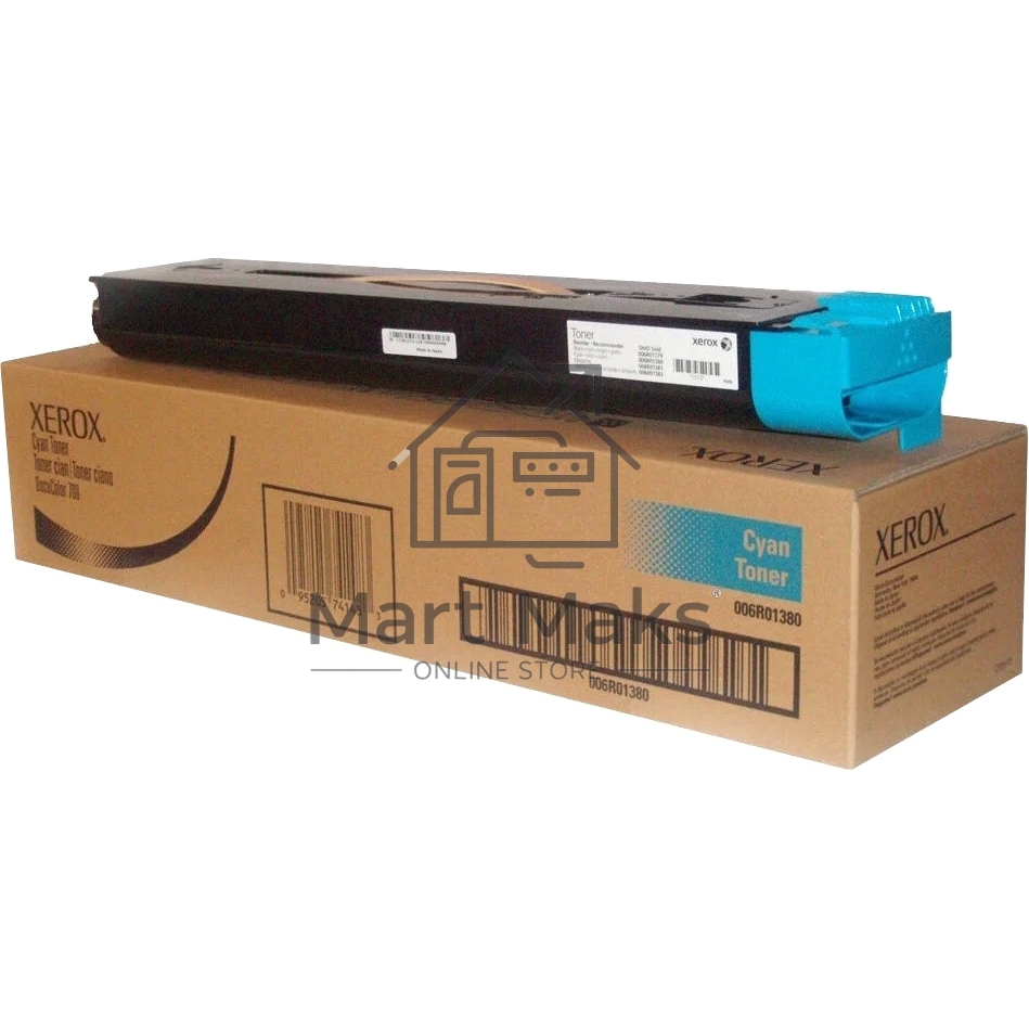 Картридж лазерный Xerox 006R01380 голубой для Xerox DC700/X700i/C75 22000 стр.