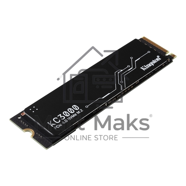 Накопитель SSD Kingston KC3000, 2Tb, PCIe 4.0 x4, M.2 2280, NVMe, R/W 7000/7000, с радиатором