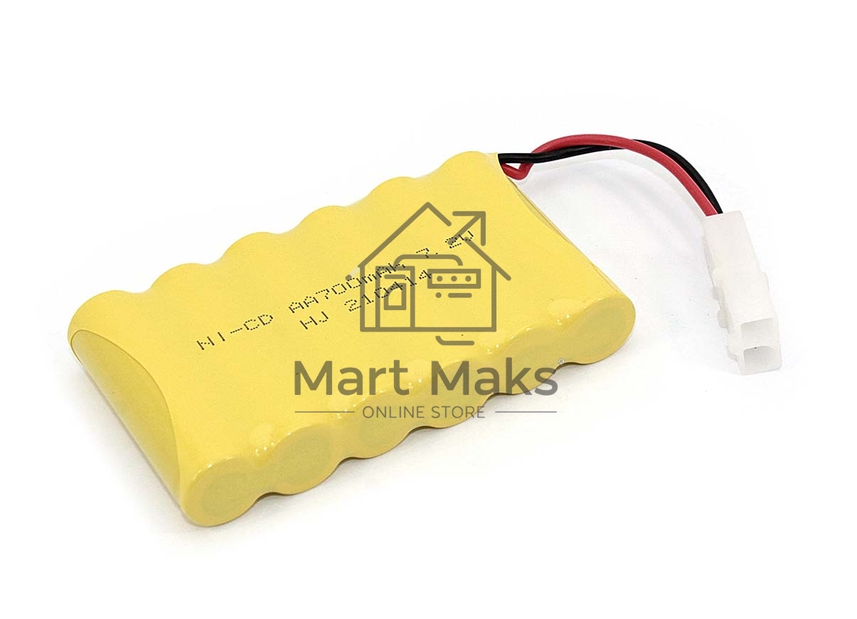 Аккумулятор Ni-Cd 7.2V 700 mAh AA Flatpack разъем KET-2P